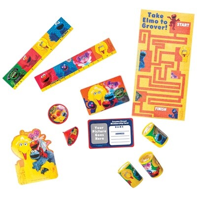 Everyday Sesame Street Favor Pack, 8 Guests, 48pc