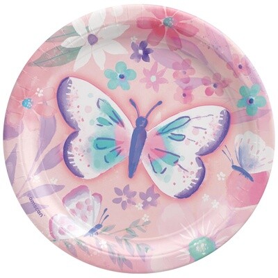 Flutter Dessert Plates, 7in, 8ct