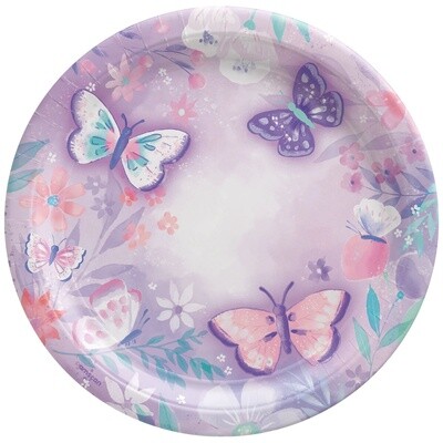 Flutter Lunch Plates, 9in, 8ct