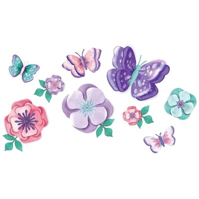 Flutter &amp; Floral Cutouts 9ct