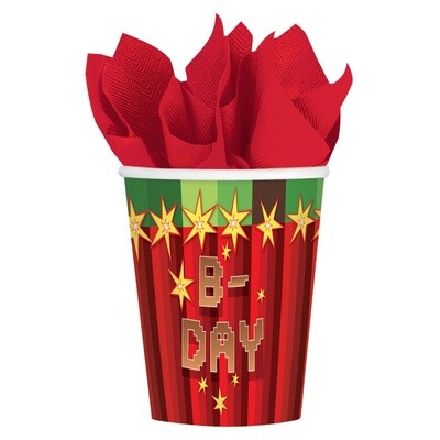 Pixel paper cups 8CT