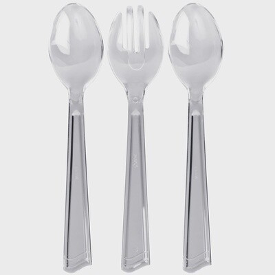 Clear 3-Pack Serving Set