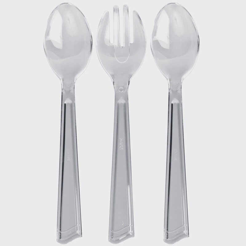 Clear 3-Pack Serving Set