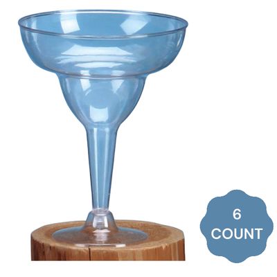 5.7&quot;(12OZ) CLEAR MARGARITA GLASS, 6 PCS/PACK