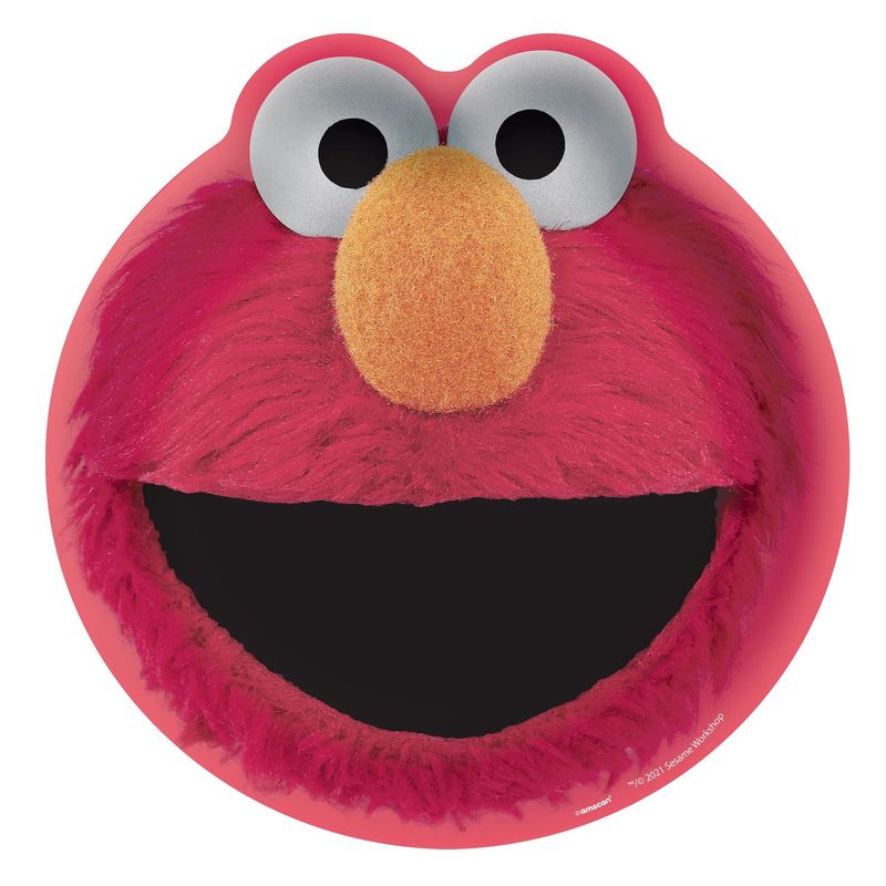 Elmo Paper Dessert Plates, 7in, 8ct - Everyday Sesame Street