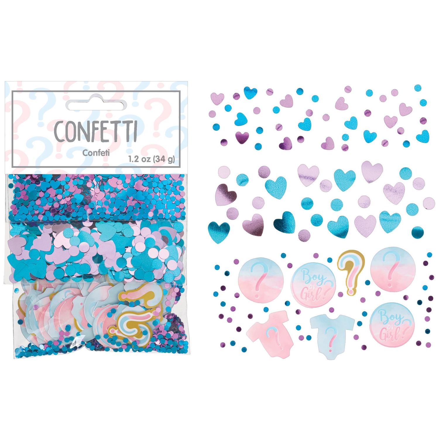The Big Reveal Paper &amp; Foil Confetti, 1.2oz