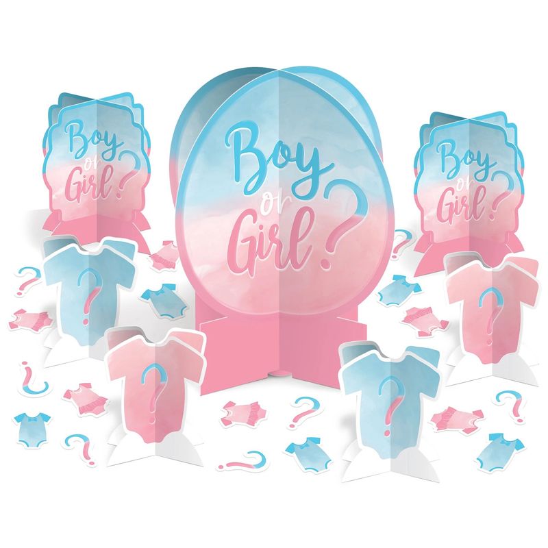 The Big Reveal Table Centerpiece Decorating Kit 27PCS