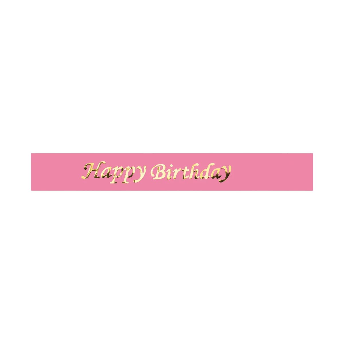 PINK  HAPPY BIRTHDAY SATIN SASH