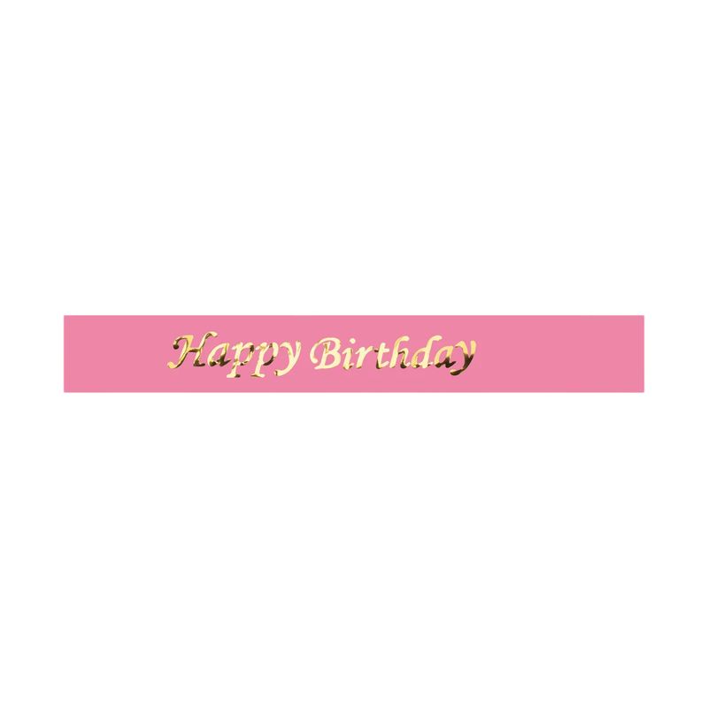 PINK  HAPPY BIRTHDAY SATIN SASH