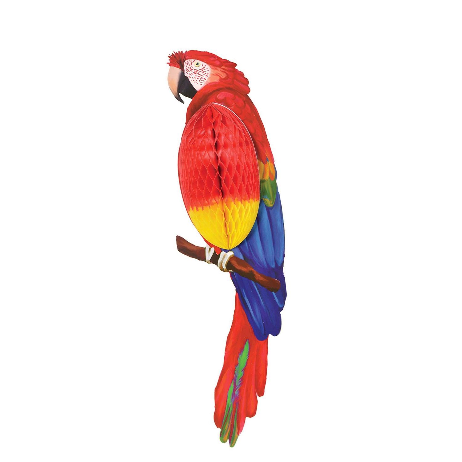Parrot Honeycomb Decoration 23&quot;