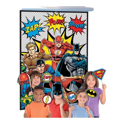 Justice League Heroes Unite Photo Booth Kit 16pc