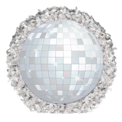 Mini Disco Ball Pinata Decoration