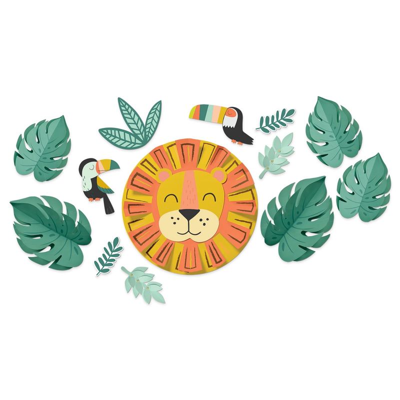 Get Wild Jungle Cardstock Wall Decorating Kit, 13pc