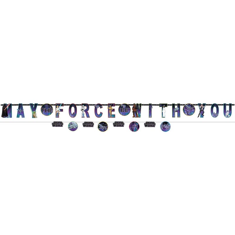 Star Wars Galaxy of Adventures May the Force Be With You Banners, 2ct