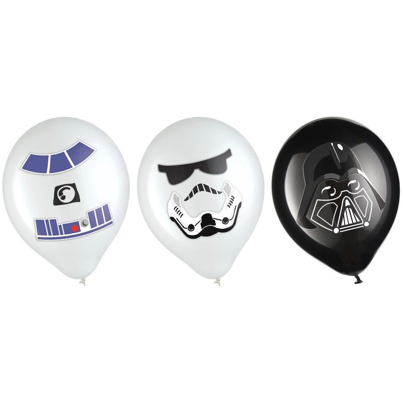 6ct, 12in, Star Wars Galaxy of Adventures Latex Balloon Decorating Kit