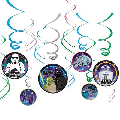 Star Wars Galaxy of Adventures Swirl Decorations, 12ct