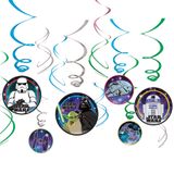 Star Wars Galaxy of Adventures Swirl Decorations, 12ct