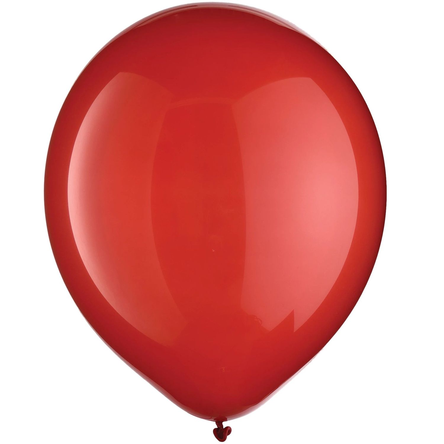 LATEX 12&quot; HELIUM FILLED ($) PICK UP ONLY, Color: RED