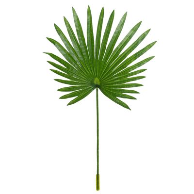 Faux Fan Palm Leaf 25&quot; H X 12&quot; W