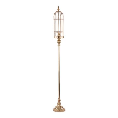 Floor Stand Metal  Bird Cage 55&quot; - Gold