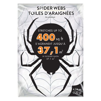 White Stretch Spider Web, 400 sq ft