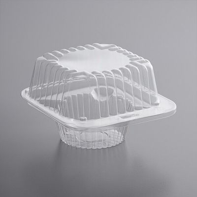 Compartment Clear PET Plastic Cupcake / Muffin Container 25ct per pack
