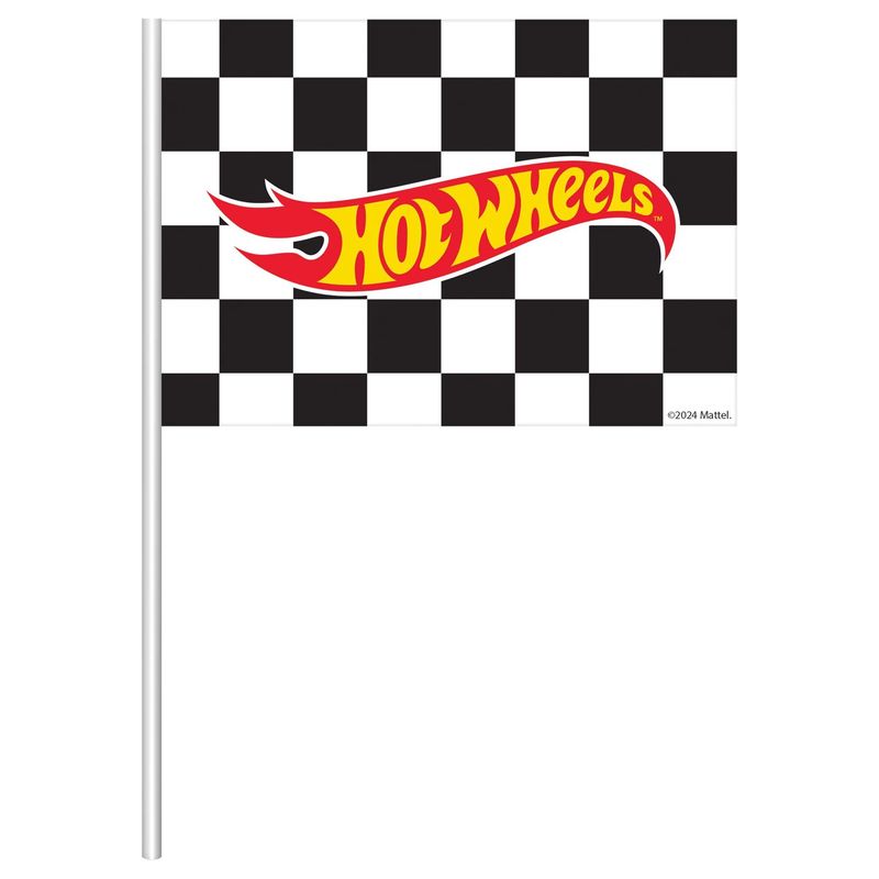 Hot Wheels Checkered Flag Party Favors, 8ct