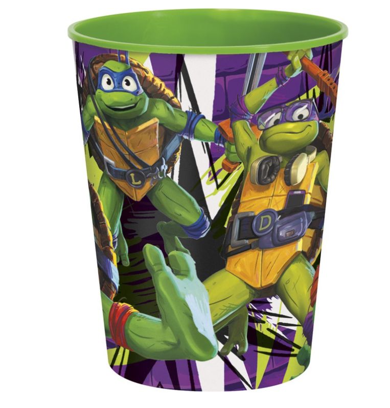 TMNT Mutant Mayhem 16oz Plastic Stadium Cup
