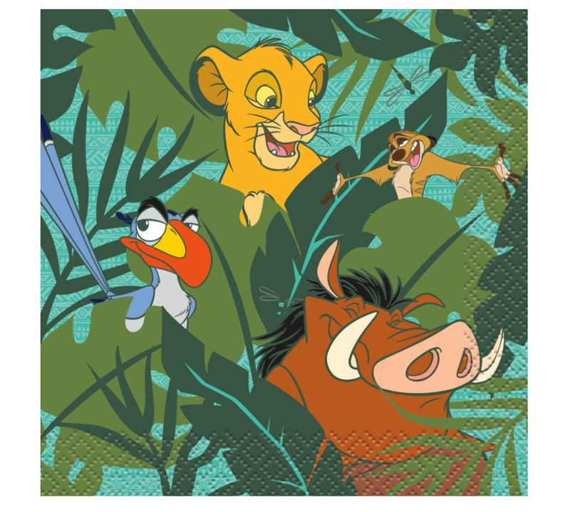 Disney Lion King Beverage Napkins 16ct