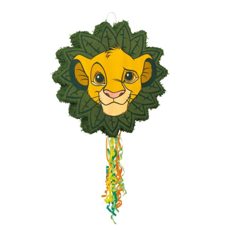 Disney Lion King Shaped Drum Pull Pinata