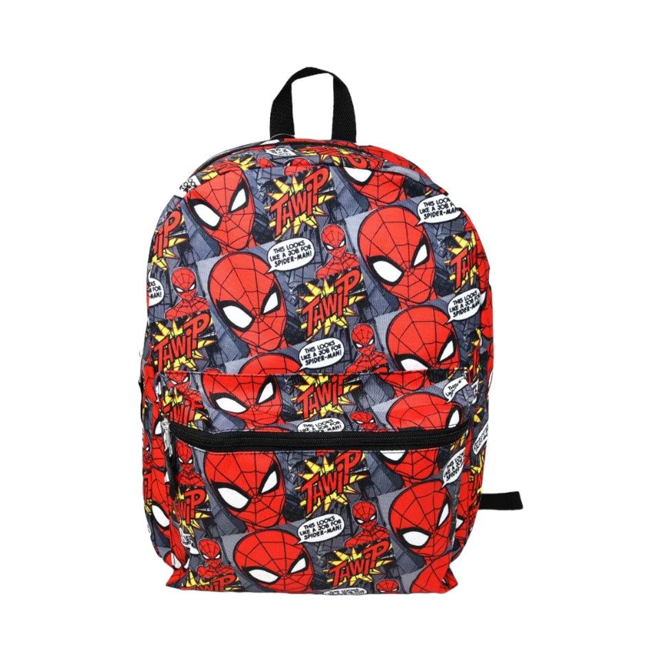 Spiderman 16&quot; Backpack All Over Print