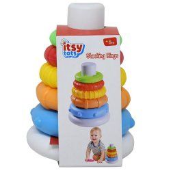 Itsy Tots Stacking Rings in open color box