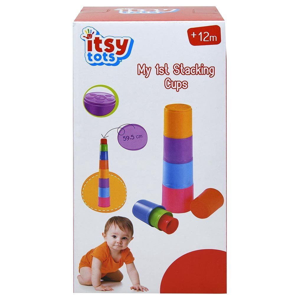 Itsy Tots My 1st Stacking Cups with 8 cups in color box