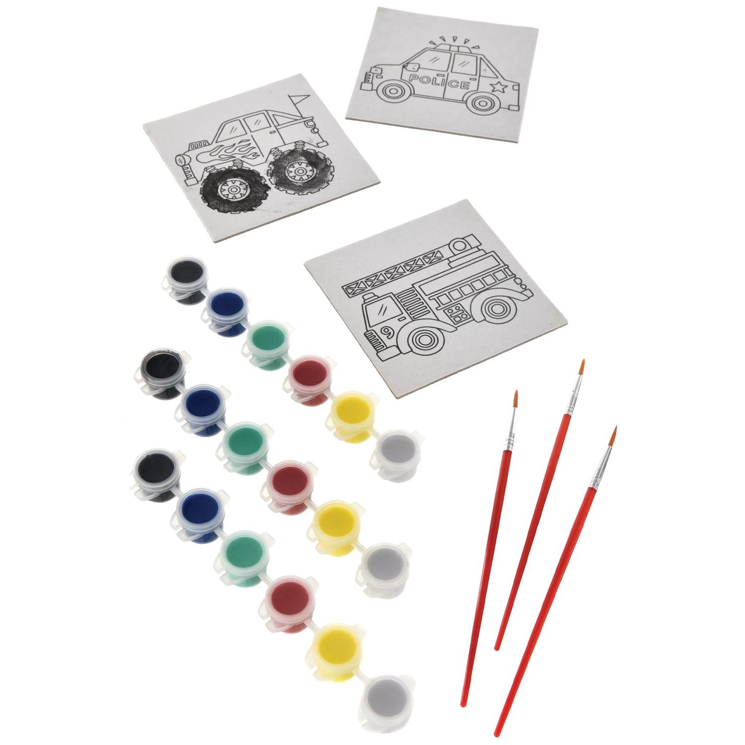 Paint Your Own Canvas Favor 8ct- Boy