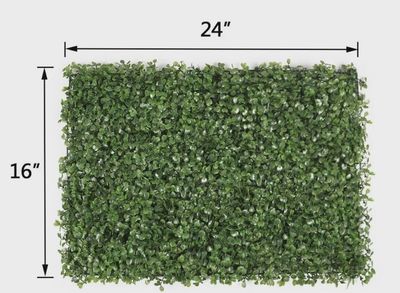 Grass panel box wood 16” x 24”