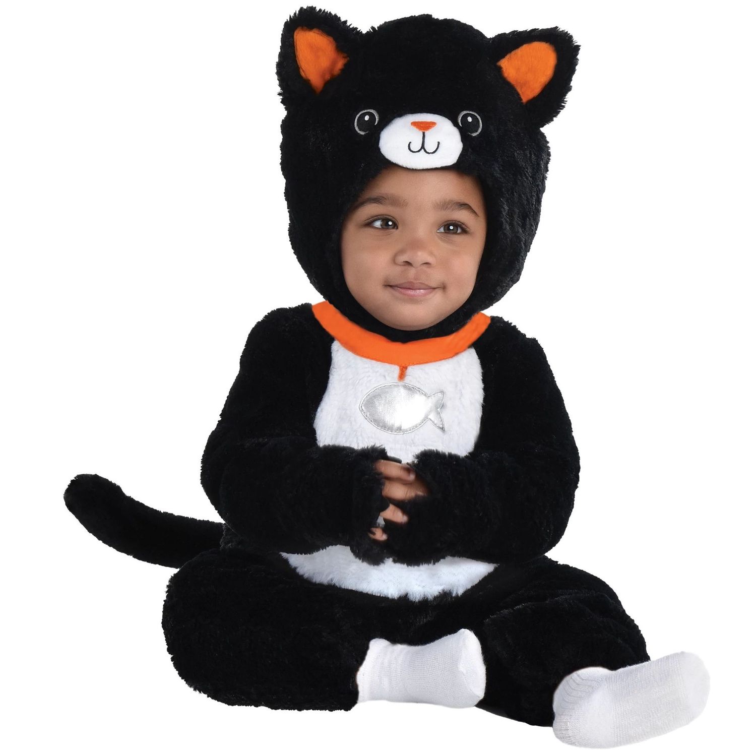 Baby Cuddly Cat Costume, Size: 0-6M