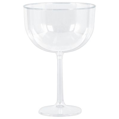 Jumbo Clear Plastic Wine Glasses, 47oz