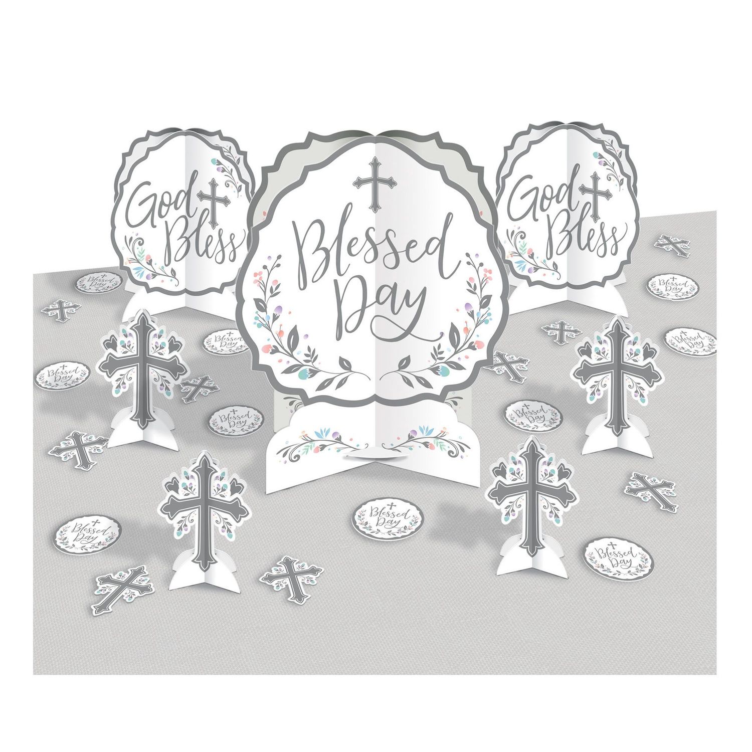 Silver Cross Holy Day Table Decorating Kit