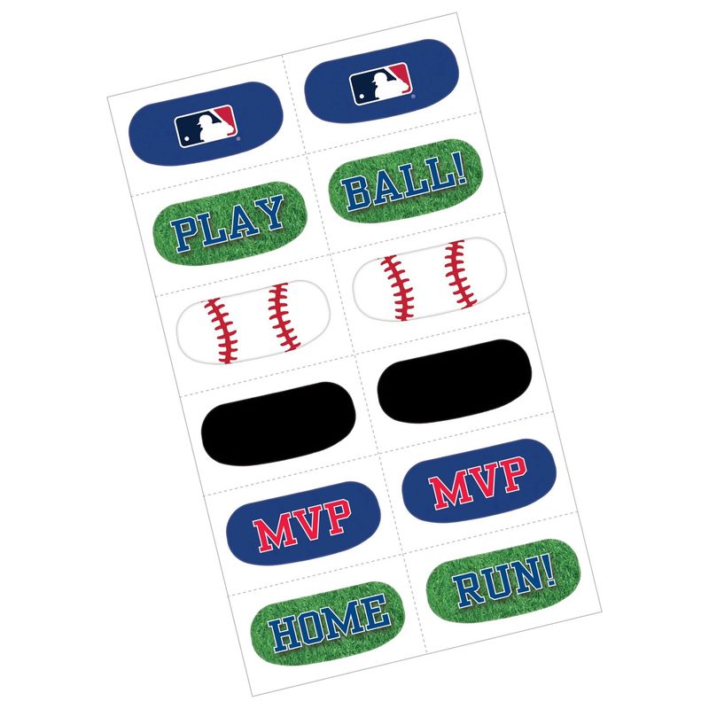 MLB Baseball Eye Black Tattoos 1 Sheet