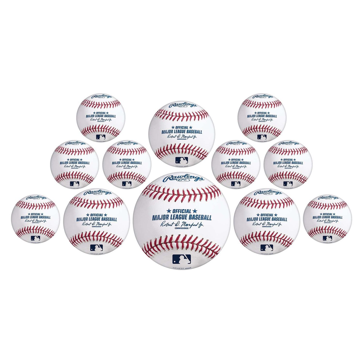MLB Baseball Cutouts, 12ct