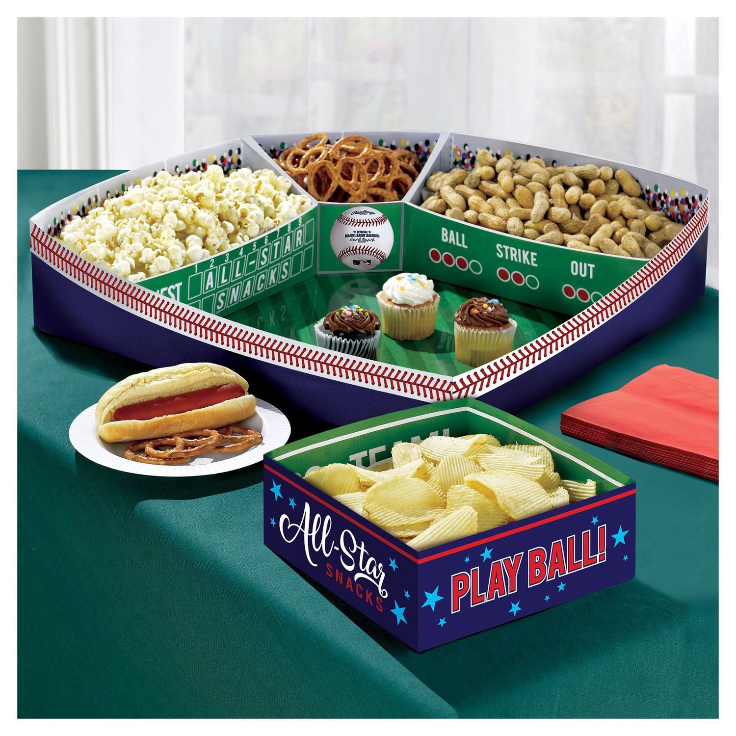 Baseball Snack Stadium Kit 5pc