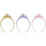 Disney Princess Plastic Tiaras, 6pc