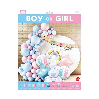 Gender Reveal Balloon Garland Kit 48pcs