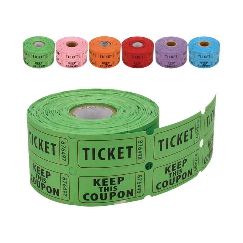 500ct raffle tickets per Roll
