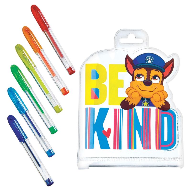 PAW Patrol Gel Pens with Pouch, 6ct