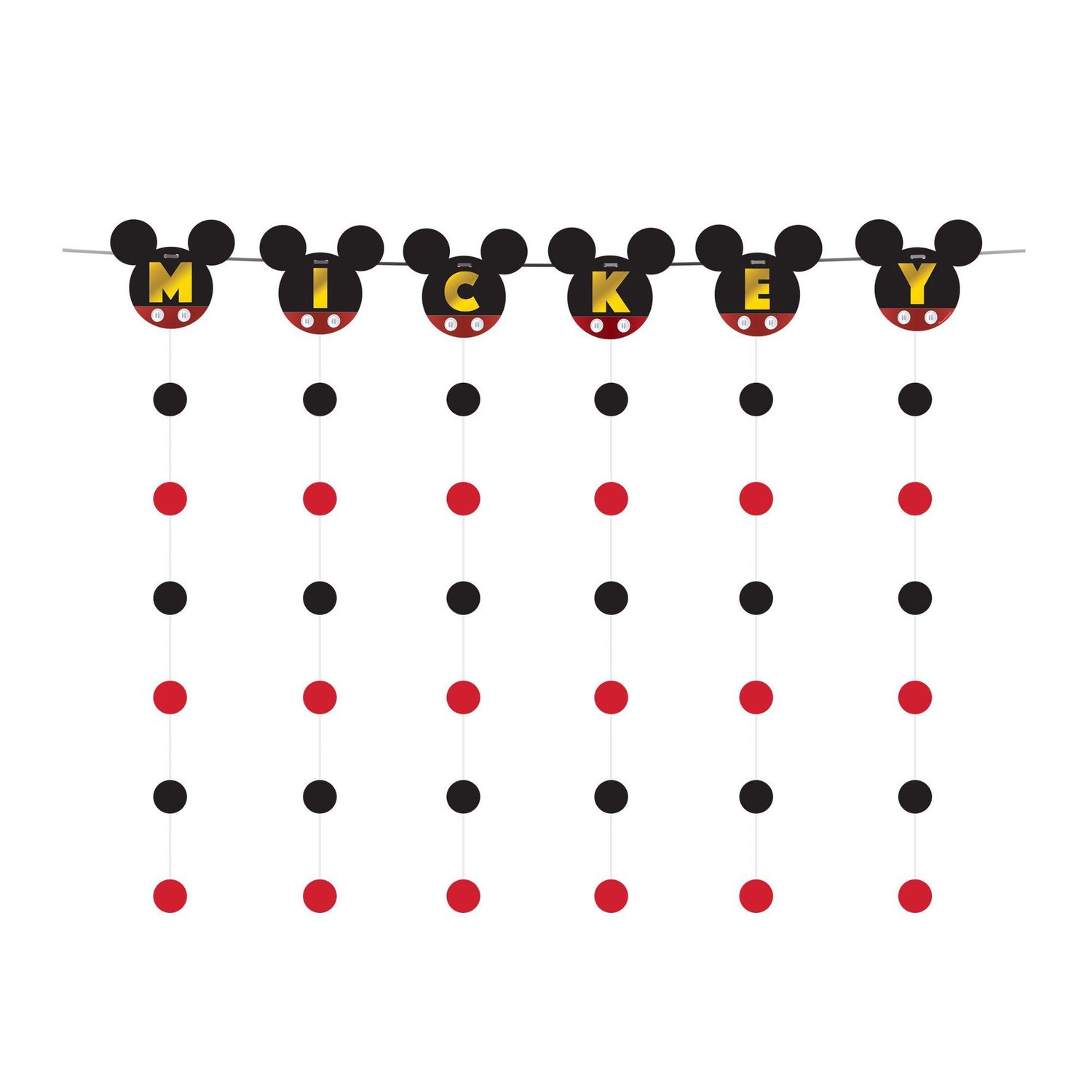 Mickey Mouse Forever String Garland Kit 7pc