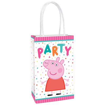 Peppa Pig Confetti Party Favor Bags 8ct
