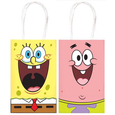 SpongeBob SquarePants Kraft Bags, 8ct