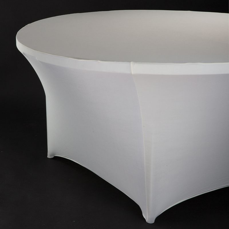 SPANDEX 60&quot;D ROUND TABLE COVER, 1 PC/PACK