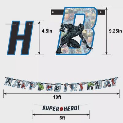 Marvel Powers Unite Personalized Birthday Banner Kit 2ct